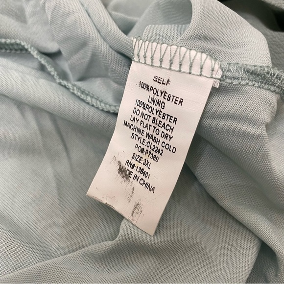 🆕 NWT Maxi Wrap dress in Sage Mint by L Love Womens size 3XL - Picture 10 of 11